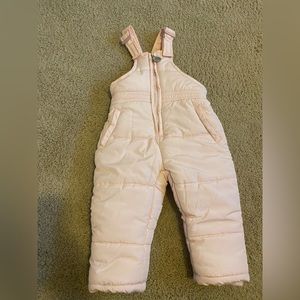 DKNY snow bib.  Size 18 month in light pink.